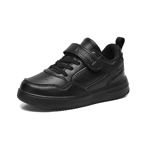 Ouxianyu Boys' Shoes Black Leather Shoes 2025 Autumn and Winter Children's Casual Performance Shoes for Big Boys and Primary School Students Sports Shoes 790 Black (Standard Code) 36