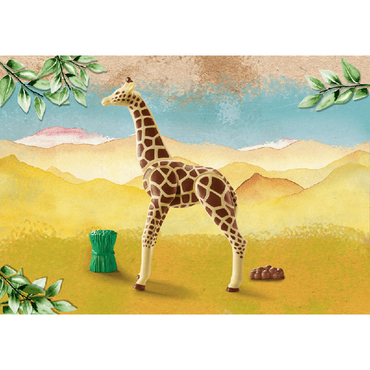 Playmobil simulated animal series giraffe environmentally friendly material 4-10 birthday gifts for boys and girls