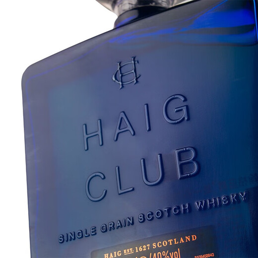 尊尼获加翰格蓝爵（Haig Club） 雅爵 苏格兰 单一谷物 威士忌 洋酒 700ml 翰格蓝爵