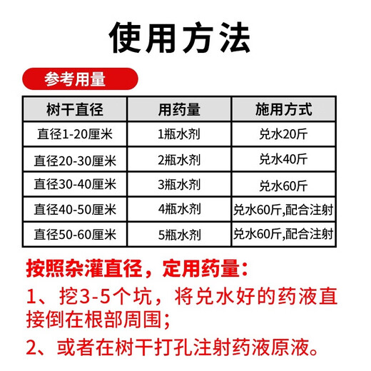 One-seven hoe 25% cyclazinone herbicide, rotten root and weed killing, killing large trees, bamboo shrubs, special aqueous pesticide 200g