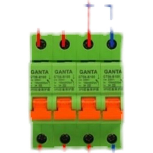 Chint NU6 first-level surge protector 4P25KA three-phase 385V power supply lightning protection SPD10350us 12.5KA 4P