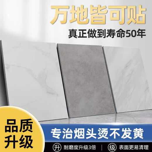 维诺亚加厚耐磨地板贴自粘地面地板革塑胶地板砖铺地仿 6628 60*60cm防烟烫 1片