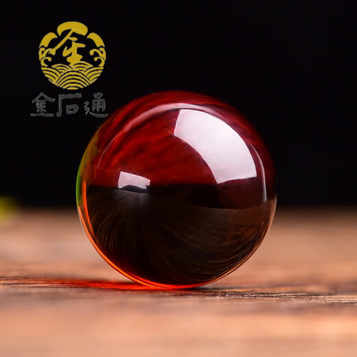 Jinshitong water purified blood amber loose beads single bead round bead amber beeswax waist top bead star and moon bracelet bracelet accessories 12mm one