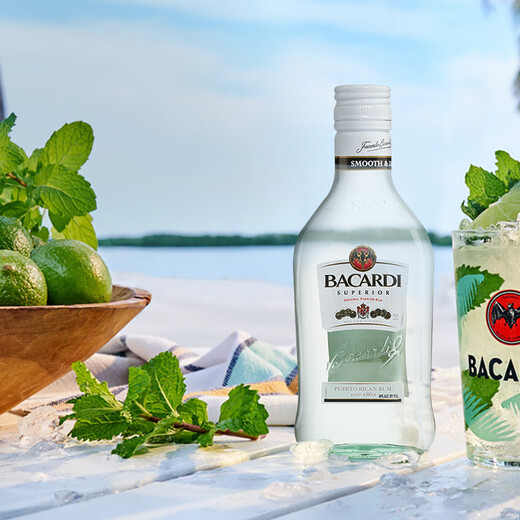 Bacardi Rum 200ml Mojitoki Wine Mixed Wine Edition Белый ром 200 мл 1 бутылка