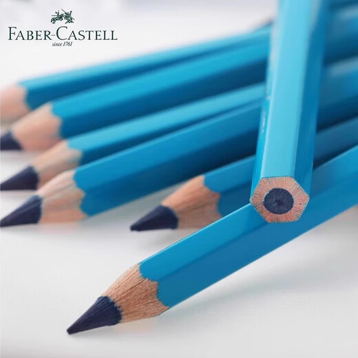 Original imported from Germany, Huibojia 698 pork special marker for waterproof and oil-proof pig blue water-soluble pencil beef, mutton pork marker pen slaughter pen color box monochrome meat marker pen [6 packs]