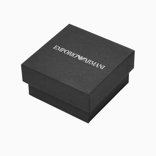 Emporio Armani/Armani Flaghip de acero para hombres Trapezoidal color liso formal EGS3129040-SILVER