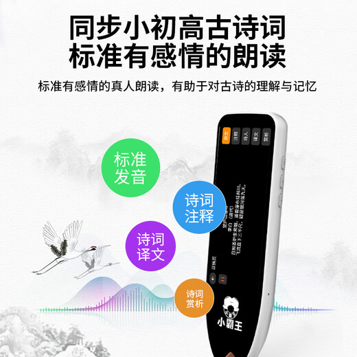 Xiaobawang B900 словарь ручка для чтения ручка английский язык обучение перевод артефакт сканирование словаря электронное обучение ручка сканирование слов младшая средняя школа начальная школа китайские и английские учебники древняя поэзия синхронизация подарок 8G большой экран полный предмет одновременное сканирование автономный перевод