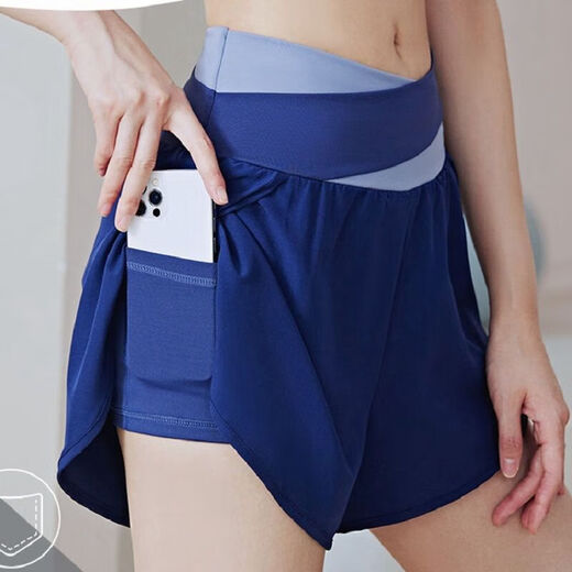 Zailu Maternity Yoga Wear Suit Women's Summer 2024 New Style Vest with Breast Pads Sports Fitness Pilates Training Suit Gray Lake Blue Bra + Whale Blue Shorts S S80-95Jin Jin is equal to 0.5 kg