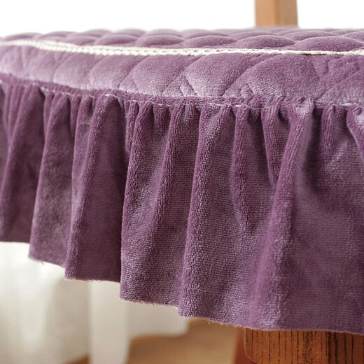 Frangomu cushion home dining chair cushion chair butt cushion winter thickened non-slip European dining table and chair cushion stool cover seat cushion Manbuyi-Coffee 43X45cm universal size single piece