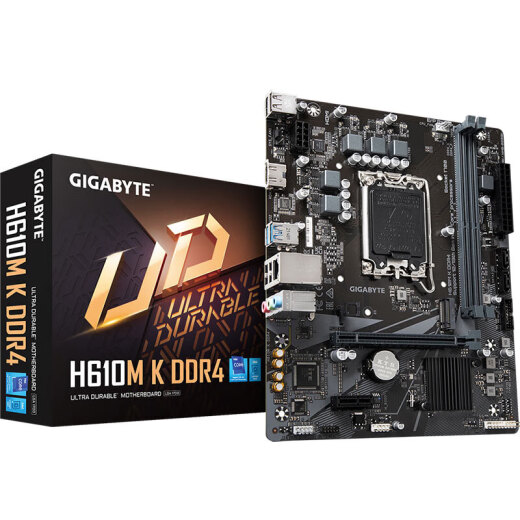 技嘉（GIGABYTE）intel i5 12490F/13490F/12600KF盒装CPU英特尔搭配H610 B760 魔鹰主板CPU套装 板U套装 技嘉 H610M K DDR4 i5 1349