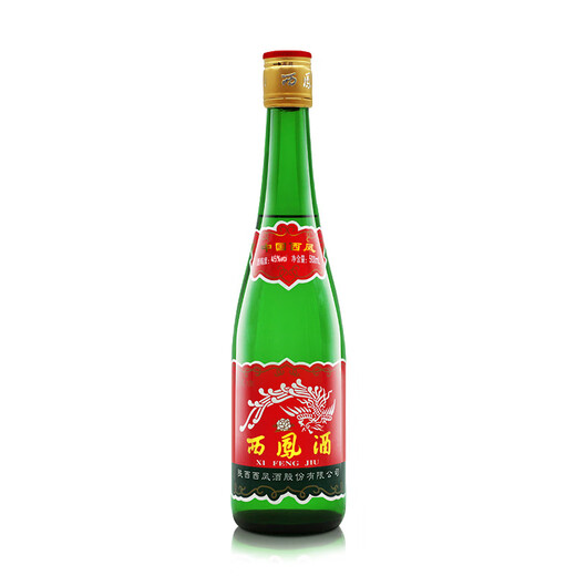 西凤酒 绿瓶裸瓶省外版 45度 500ml*12瓶 整箱装 凤香型白酒