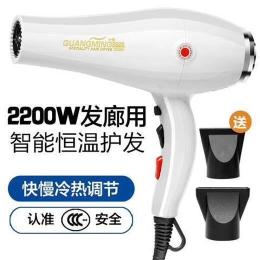 光明电吹风智能大功率2200w冷热风家用发廊恒温吹风机RCT9928 光明2200w电吹风3260