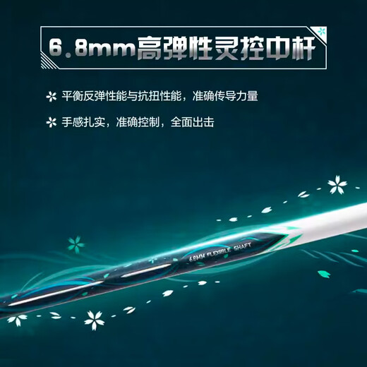 李宁羽毛球拍专业级全碳素战戟6000精准控制型羽毛球拍单拍无线 5U（空拍） F