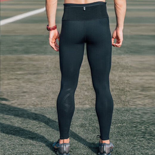 Flipbelt fitness shark pants sports training running quick-drying tight compression waist bag pants classic black S