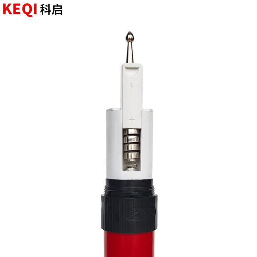 Keqi 0.4KV low voltage electroscope telescopic rod type electroscope pen electrician sound and light alarm electroscope rod bagged sound and light electroscope