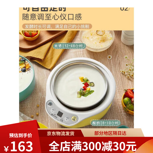 酸奶机家用小型全自动智能多功能一体机自制纳豆机米酒发酵机 浅蓝色