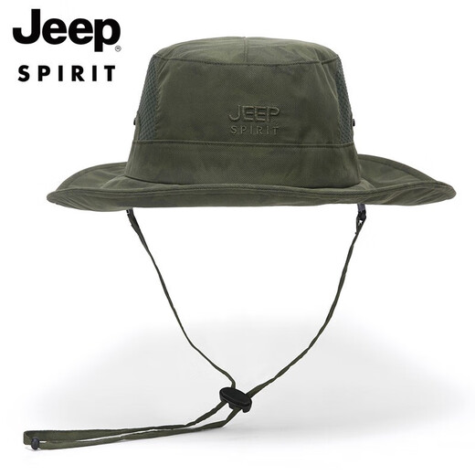 吉普（JEEP）帽子男薄透气夏季遮阳帽男女士休闲户外太阳帽运动骑行防晒渔夫帽