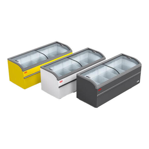 Nixue Supermarkt Gefrierschrank für Handelsschrank Horizontal Gefrierschrank Gefrierschrank Kühlschrank Eisschrank Frisch Schrank Eisschrank Lichtbogenglas 688 Doppeltemperaturglastür Länge 1,6 Meter Breite 0,6 Meter hoch 0,83 Meter