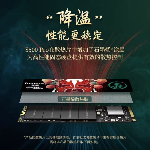 梵想（FANXIANG）S500PRO/S690/S790固态硬盘M.2 NVME协议长江存储PCIe4.0 1TB 2TB 梵想S500PRO·1TB·PCIe3.0 标配套装+64G系统U盘