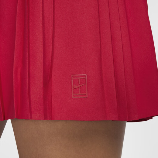 Nike (Nike) Séchure rapide Femmes Zheng Qinwen Sême jupe plissée automne-tissu jupe de tennis plissé tissé épissant FZ6513 687 Fitness Red / Fitness Red XL