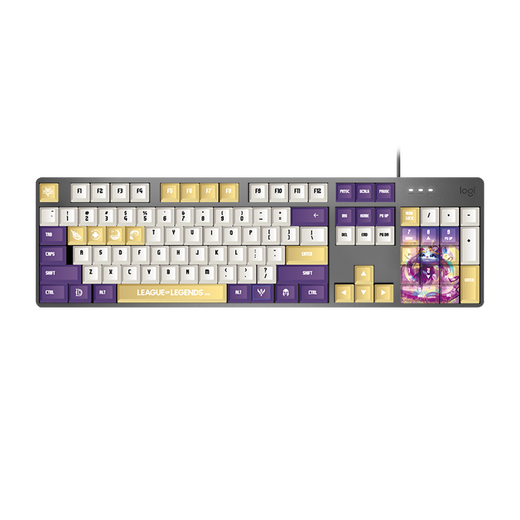 
Logitech K845 mechanical keyboard game e-sports wired keyboard computer office keyboard personalized custom keycap version give gifts for boys girlfriend K845 League of Legends Yumi Limited Edition Qingshell
