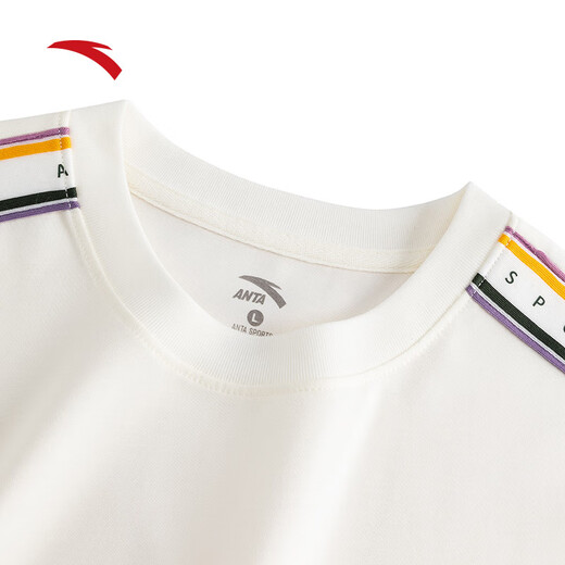 Anta Rainbow Sports Set Damens Summer Kurzarm Runde Hals Shorts Lose T-Shirt Frauen lässig Set für Frauen