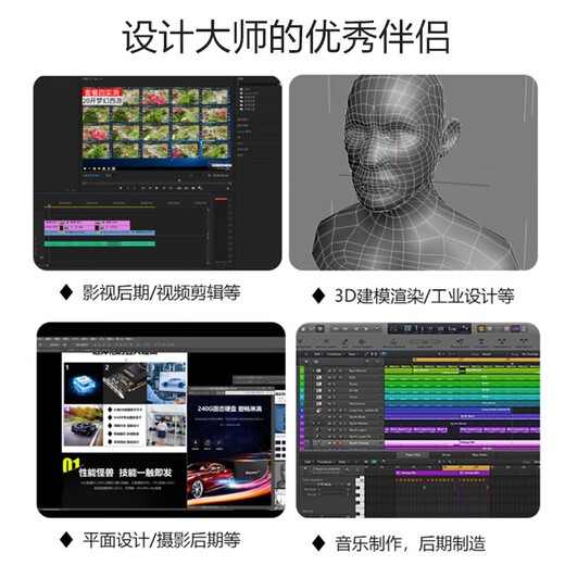 MSI i5 13400F/T1000/A2000 liter RTX4060Ti/5060 designer rendering drawing indoor modeling video editing film and television post-production desktop computer host i5 13400F+512G+6G design independent display