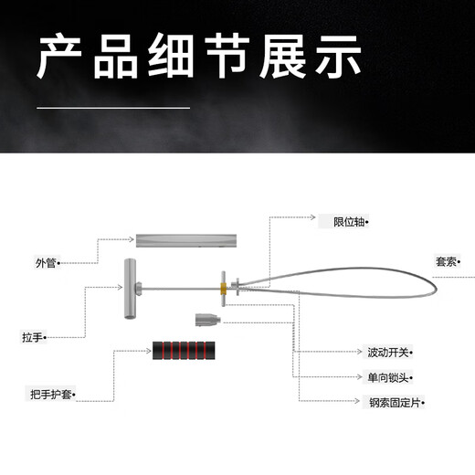 Mushide pig catching artifact stainless steel pig holding device set pig artifact catching set pig mouth small and large pig holding device disinfected and delivered with lock