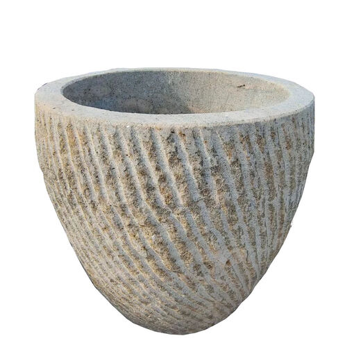 Stone mortar, old-fashioned large size for making glutinous rice cakes, old-fashioned stone mortar for hammering peppers, natural stone mortar, stone garlic pounder, about 60cm in diameter, comes with wooden hammer