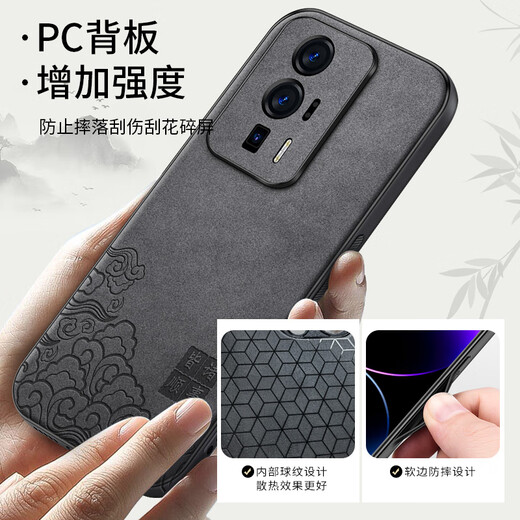 Shang Su is suitable for Redmi K60pro mobile phone case, Redmi Xiaomi K60 protective cover, lens, all-inclusive soft shell, Chinese style creative national trend sheepskin shell, women's and men's style national style Xiangyun
