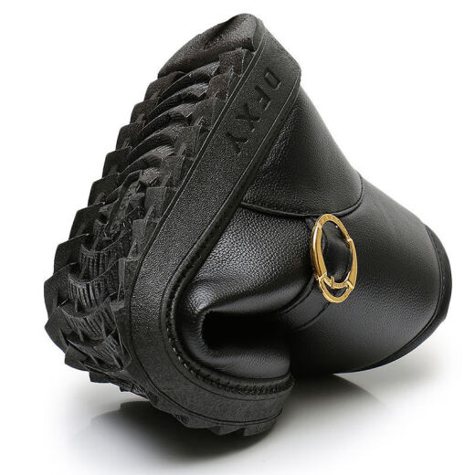 
Warm snow boots for women military fans supplies waterproof short boots plus velvet thickened mother cotton boots military training supplies anti-slip winter thick sole middle-aged and elderly cotton shoes black 806 41 standard code