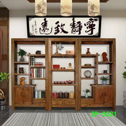 书房背景布主播3d立体直播间背景墙简约中式直播视频拍照快手抖音 ZP-12349 2.5米宽+2.5米高(挂钩款)