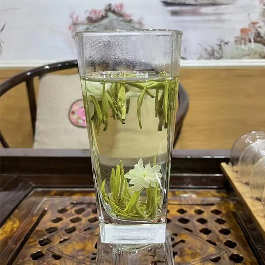 Huachun 2024 new tea Jasmine Silver Needle Jasmine tea Guizhou green tea scented tea Jasmine Maojian nectar small quantity wholesale Jasmine Maojian one bag 250g