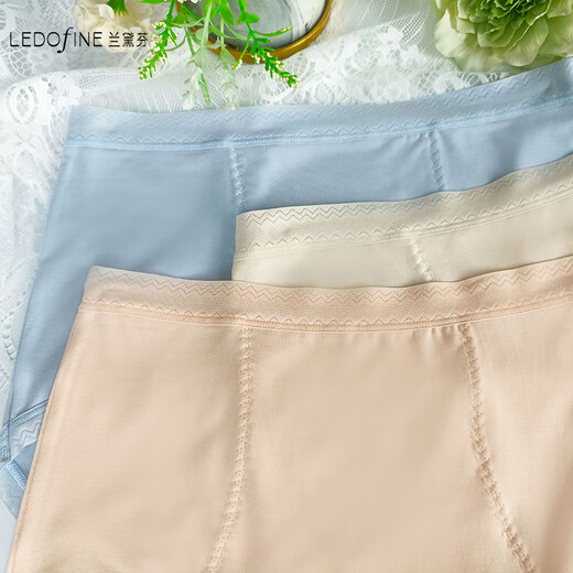 Lauderfen modal hohe Taillen Hüften sind nicht einfach, um im Schritt bequeme, hochelastische atmungsaktive Baumwollboden -Stamm -Unterwäsche L3TM679 Ocean Blue M festzuhalten.