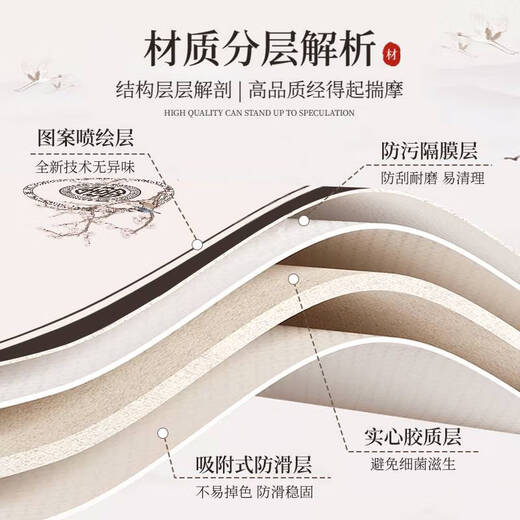 语森忆中式禅意桌旗茶席防水防油皮革茶室茶盘垫免洗可擦干泡台定制桌布 12048-静心-NG 33*90cm清洗方便