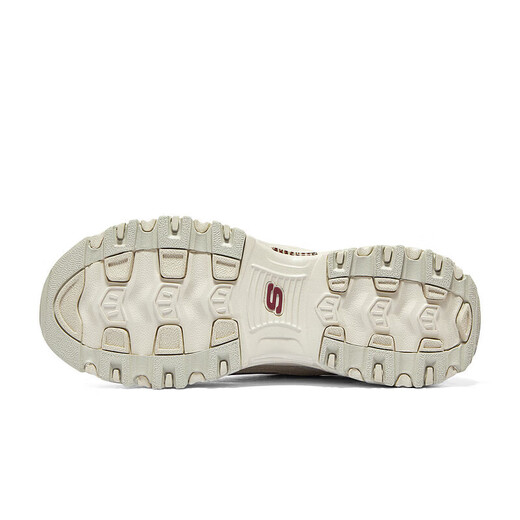 Skechers New Year's Gift Mocha Bear Morandi Light Colored Sneakers Women's Dad's Shoes 896145