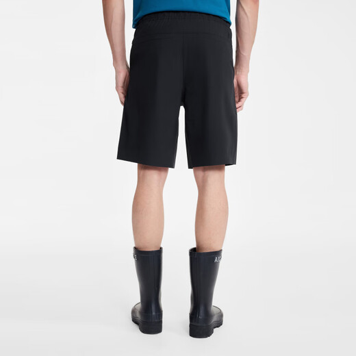 
AIGLE spring and summer classic UPF50+ UV rays and water splashing instant cool feeling sunscreen shorts men black AW692 48 (190/96A)