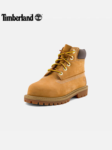 
Timberland (Timberland) children's shoes, big yellow boots, Martin boots, high top outdoor travel, large 12809 12809w/wheat color 25 (5-hole brass shoes)