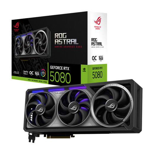 华硕TUF/ROG猛禽夜神RTX5080-16G台式电脑主机高端显卡3A游戏高端AI渲染设计专业独立显卡 ROG-ASTRAL-RTX5080-O16G夜神