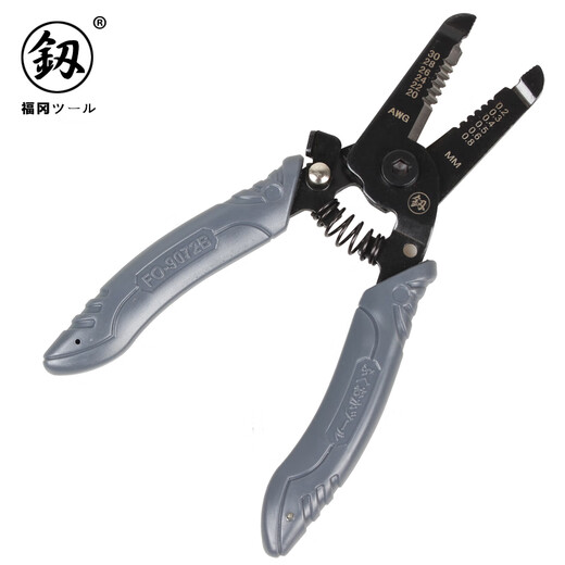 Fukuoka Tools Japanese-style precision wire stripping pliers electrician cable multi-functional stripping pliers stripping shears 6 inches