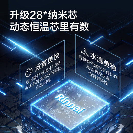 Rinnai whale ton orca 24 liter large liter gas water heater 15% national subsidy for home appliances full water servo constant temperature 24GD72 (JSQ47-GD72)