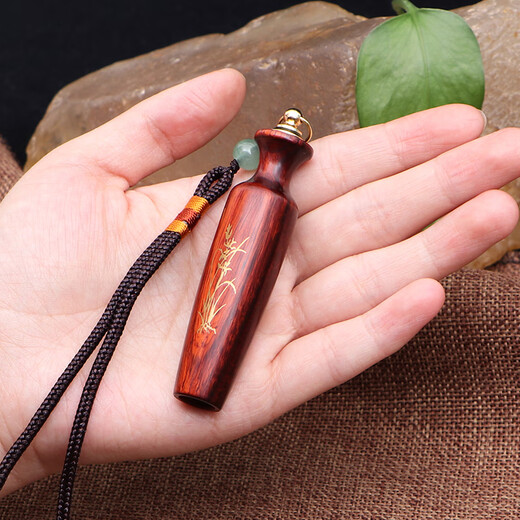 Gift Imperial Bouteille à tabaces en bois d'origine couleur violette en bois de santal en bois violet en bois de santal pourpre des cadeaux à main spécial pour les cadeaux d'anniversaire des étrangers
