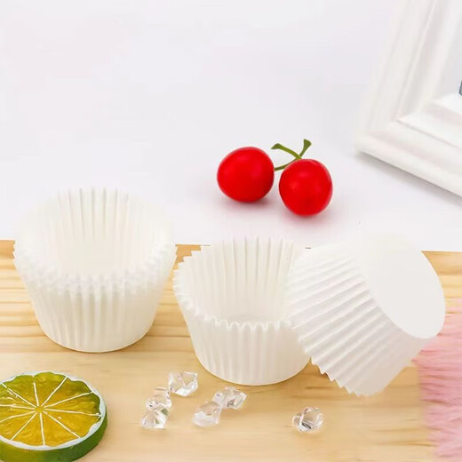 Wilkie Snow Mei Niang cake paper tray baking paper cup pastry bread cup mold paper pad disposable hug roll paper tray white 100 pieces