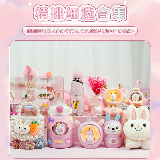 Girl birthday gift for 7-14 years old girls high-end practical toys for 10 years old 7 years old 8 years old primary school student 12 years old children pink princess gift box twenty-four