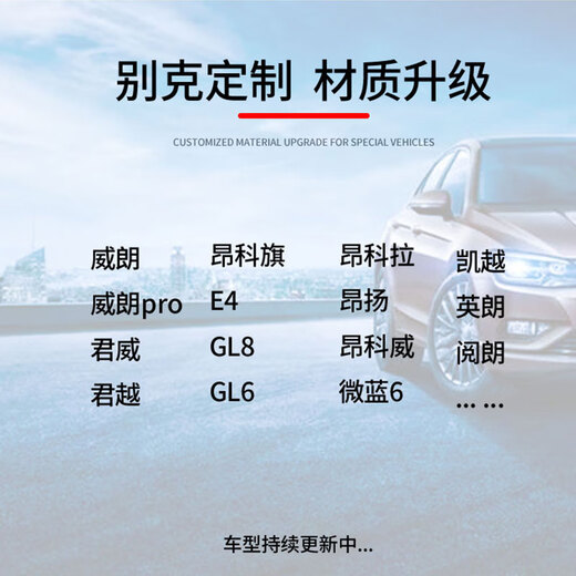 Bozi is suitable for Buick E4 GL8 GL6 Micro Blue 6 Angry Yinglang Central Control Dashboard Sunscreen Lightproof Pad Car Interior [3D Edge] 20-23 GL8*653T-Microfiber