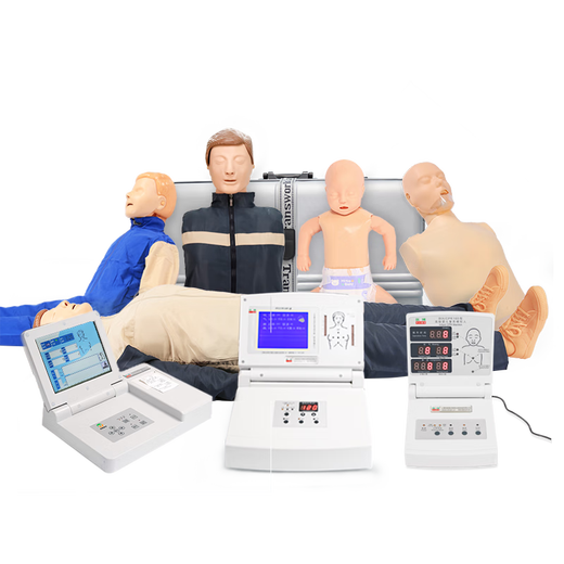 Automatic computer cardiopulmonary resuscitation simulation human half-body full-body artificial respiration first aid training model for infants and children CPR15690 high-end full-featured + 8-inch computer display