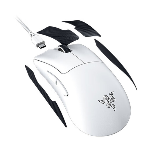Razer Viper V3 Pro Professional Edition Wireless 2.4G E-Sports Gaming Lightweight Mouse Ergonomic Back Increased Chicken Mouse Lightweight About 64 Grams Wireless Mouse Viper V3 Pro - White