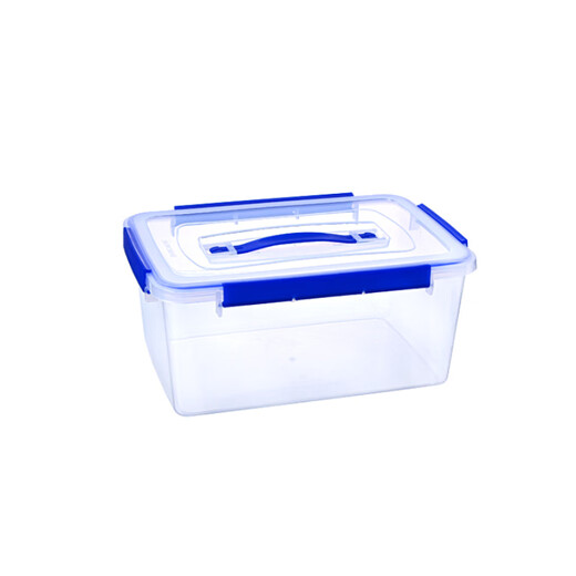 Boîte à glaçage rectangulaire en plastique portable Boîte de rangement de réfrigérateur à quatre côtés scellé à quatre côtés avec boîte de couvercle Boîte de grande capacité portable [6227] 32. 7 * 3 * 22.11cm