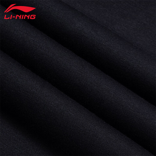 Li Ning Sports Pants Men's 2025 New Winter Loose Velvet Warm and Comfortable Sweatpants Casual Pants Running Sports Trousers Black - Straight - Velvet Take One Size Larger 3XL