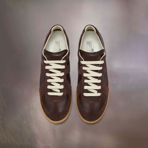 MAISON MARGIELA black virtue training shoes stitching sports shoes casual commuting flat shoes men's shoes T2264 chocolate color 42